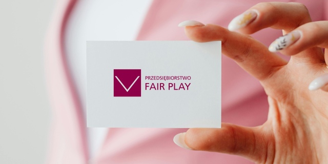 Mały znak, wielki symbol jakości biznesu Przedsiębiorstwo Fair Play