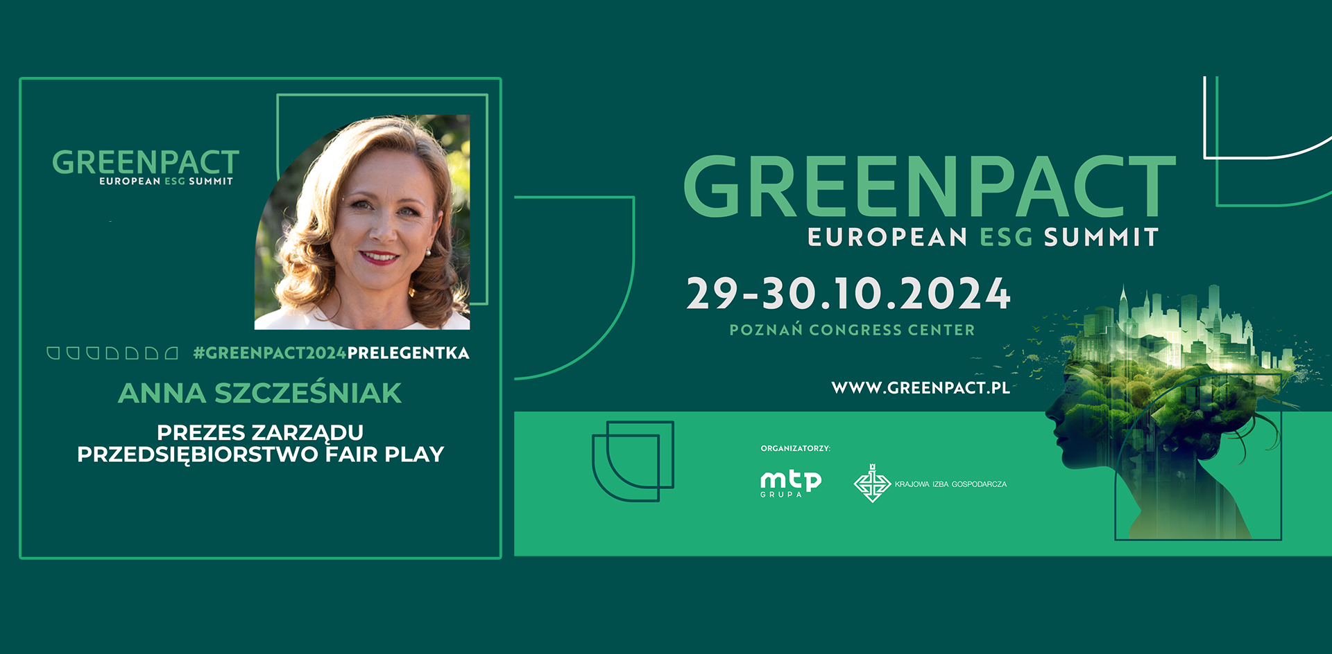 Greenpact - Prelegentka Anna Szcześniak